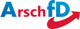 ArschfD Logo blau und rot